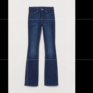 h&m flare jeans